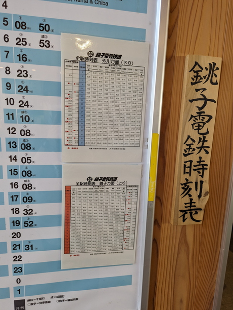 銚子電鉄時刻表